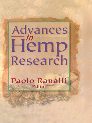 cover image of Advances in Hemp Research